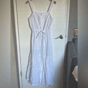 GAP long eyelet dress